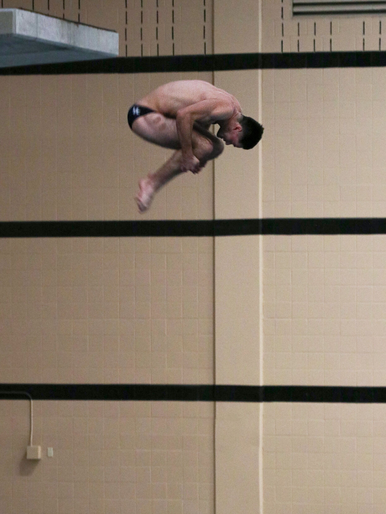 Kentucky's Chase Lane dives off the 10-meter platform